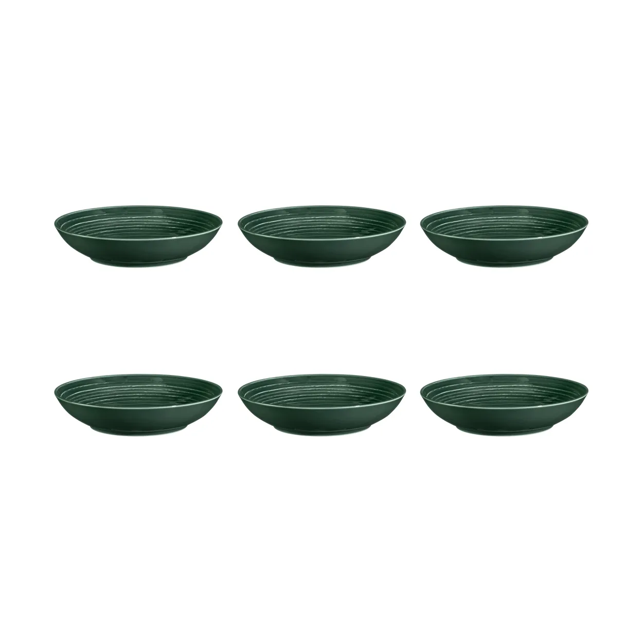 Seltmann Weiden Terra dyp tallerken Ø 21,2 cm 6-pakning Moss Green