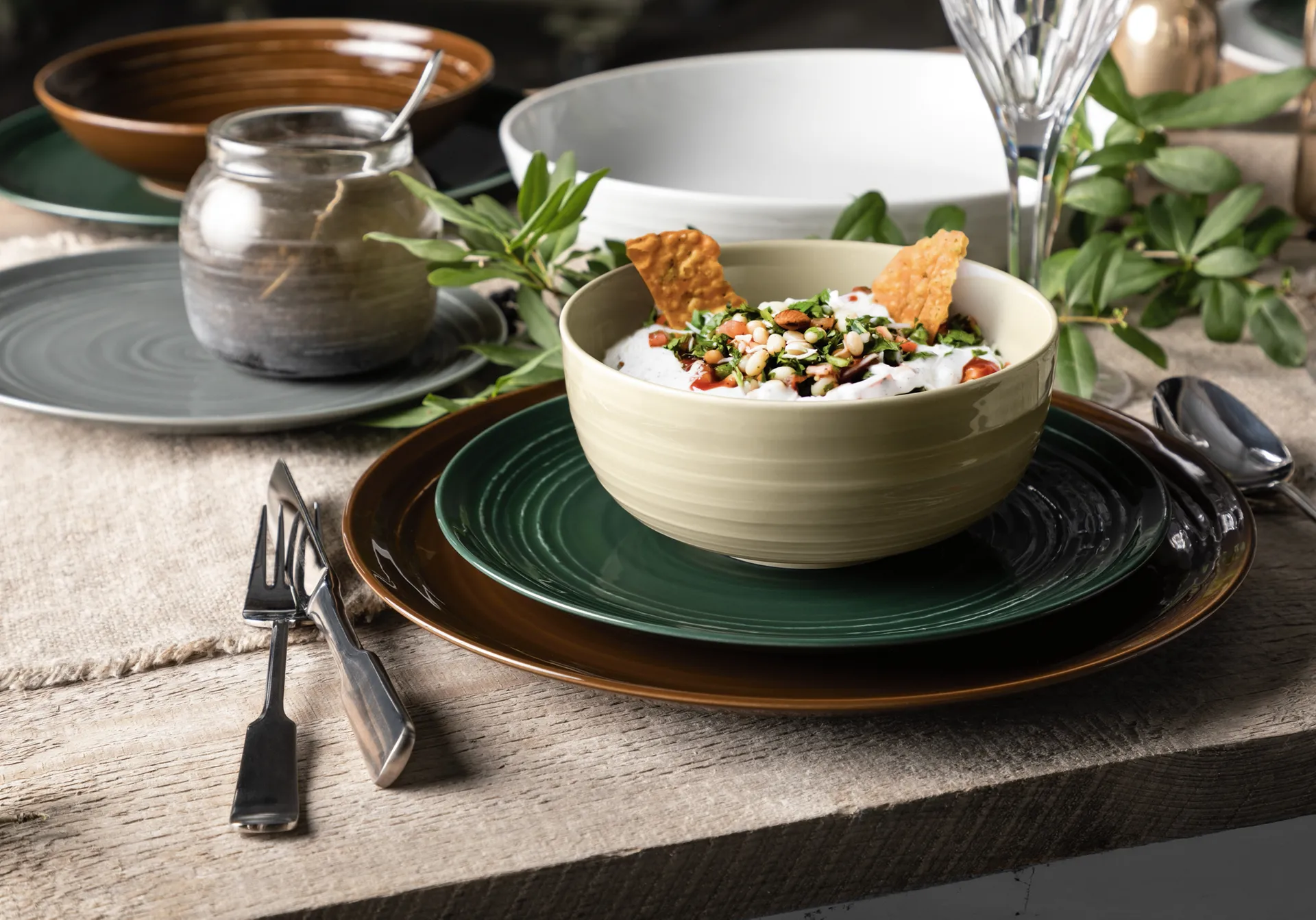 Terra tallerken Ø 17,7 cm 6-pakning, Moss Green Seltmann Weiden