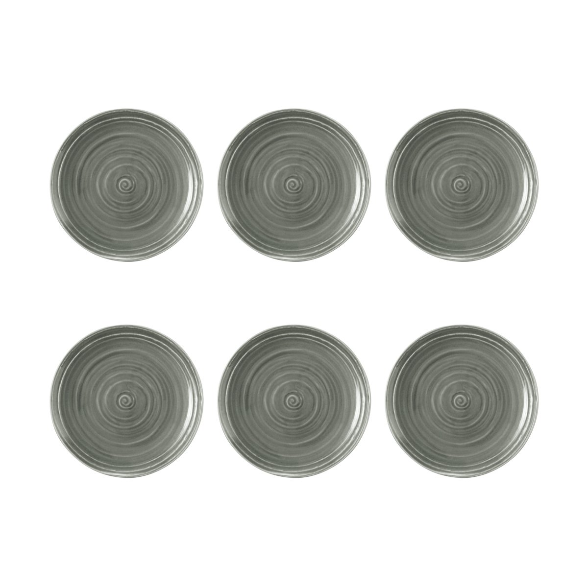 Seltmann Weiden Terra tallerken Ø 17,7 cm 6-pakning Pearl Grey