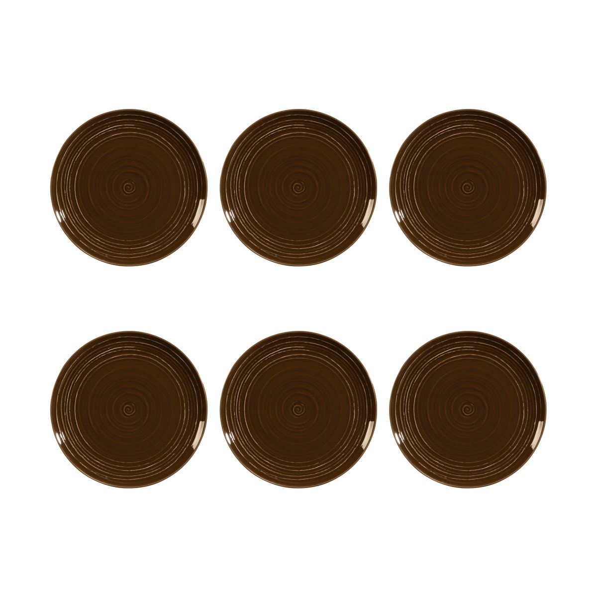 Seltmann Weiden Terra tallerken Ø 22,7 cm 6-pakning Earth Brown