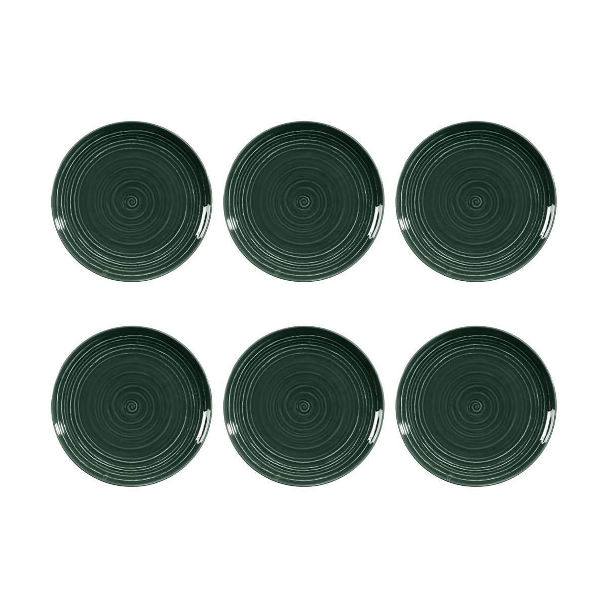 Seltmann Weiden Terra tallerken Ø 22,7 cm 6-pakning Moss Green