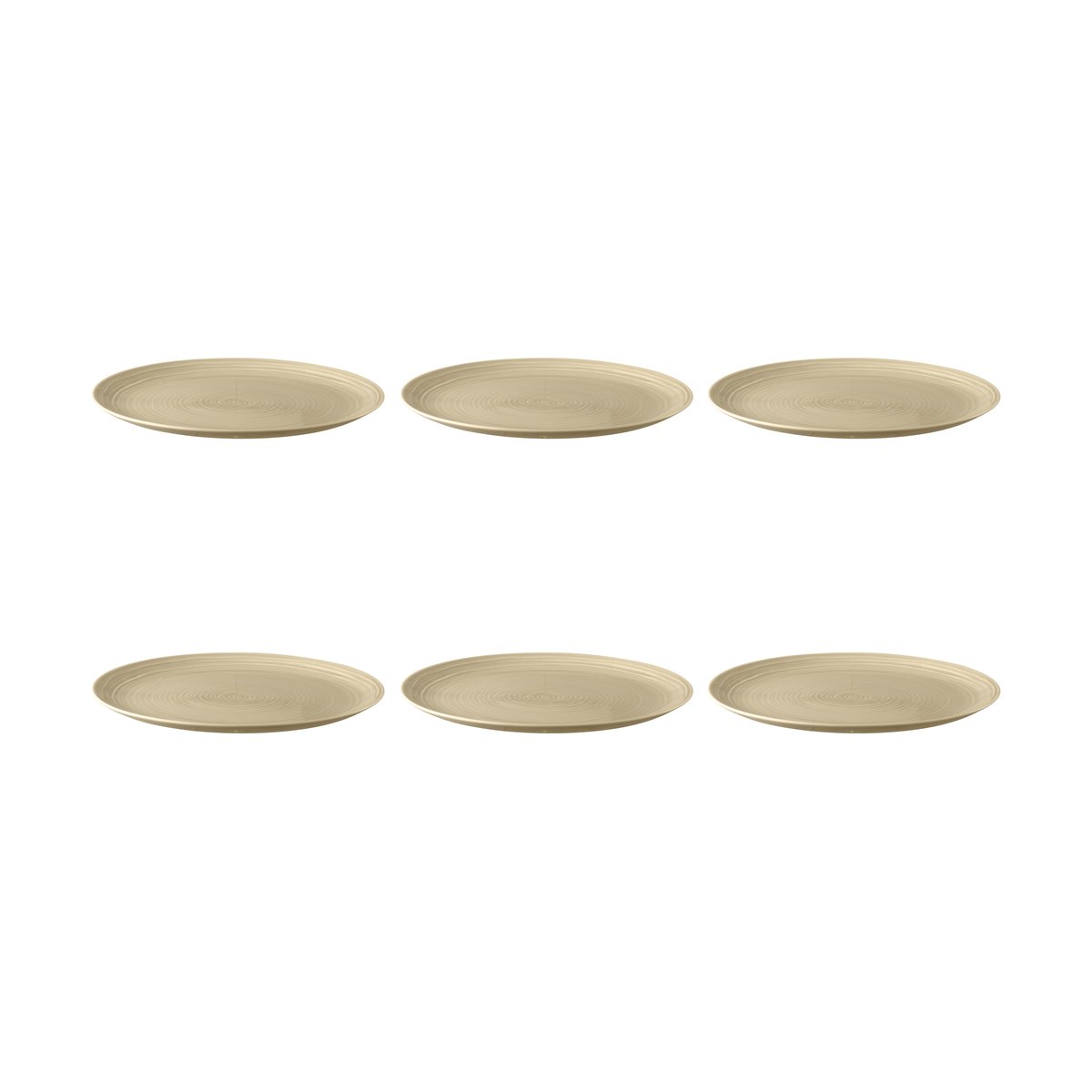 Seltmann Weiden Terra tallerken Ø 27,8 cm 6-pakning Sand Beige