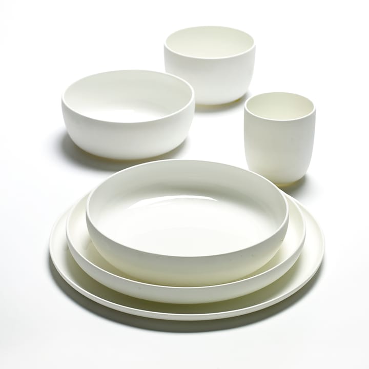 Base frokostskål med lav kant hvit, 12 cm Serax