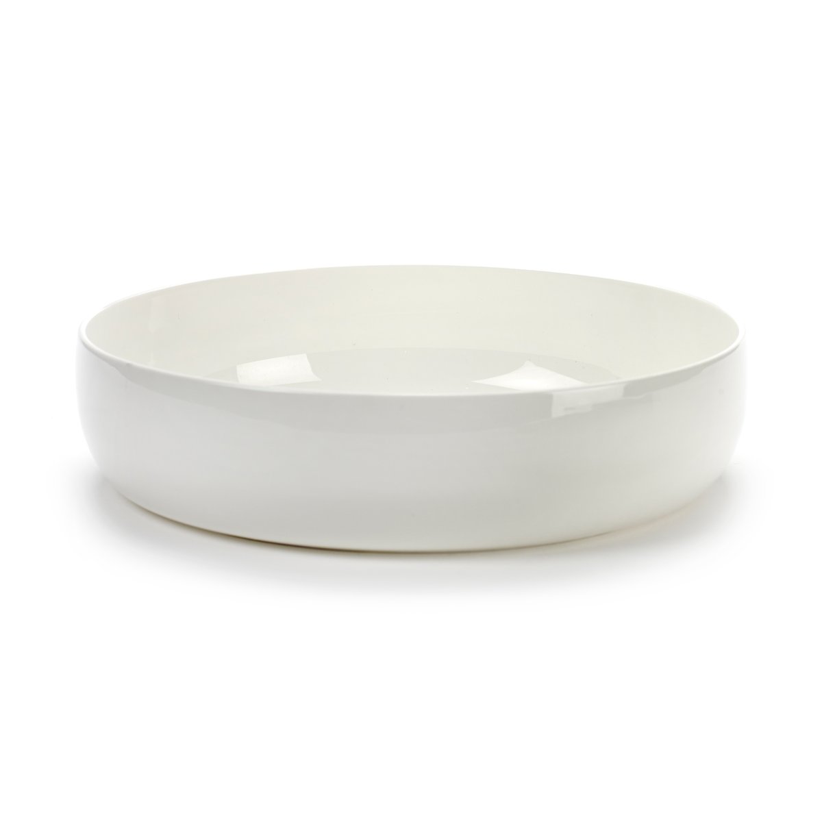 Serax Base serveringsskål med lav kant hvit 24 cm