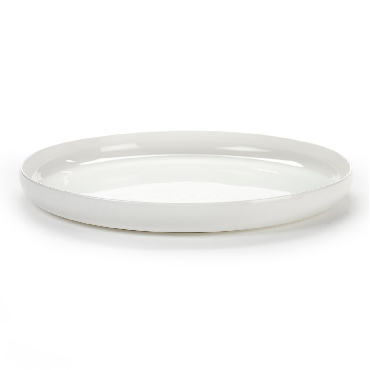 Serax Base tallerken med høy kant hvit 28 cm