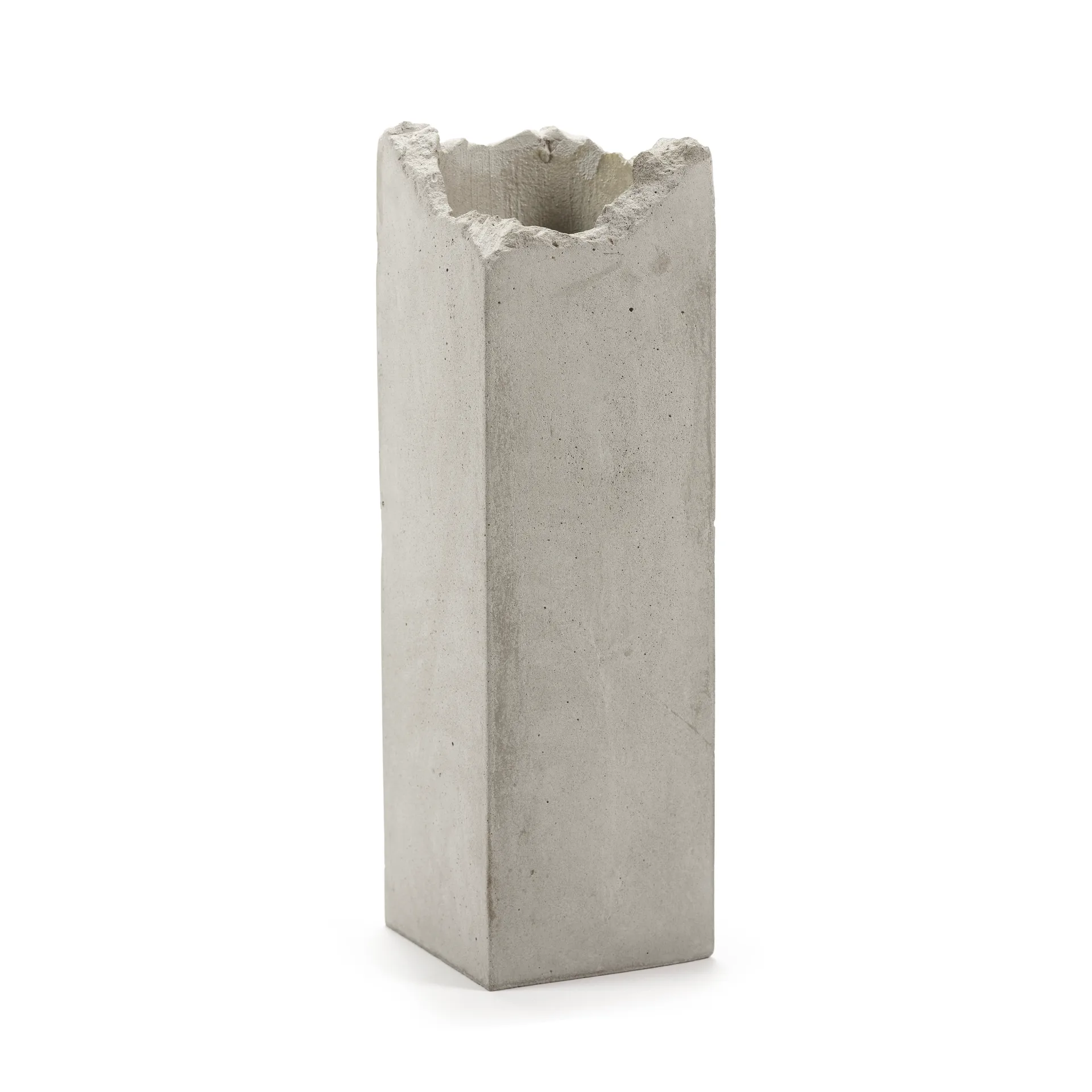 Broquaine vase L 38 cm, Grey Serax