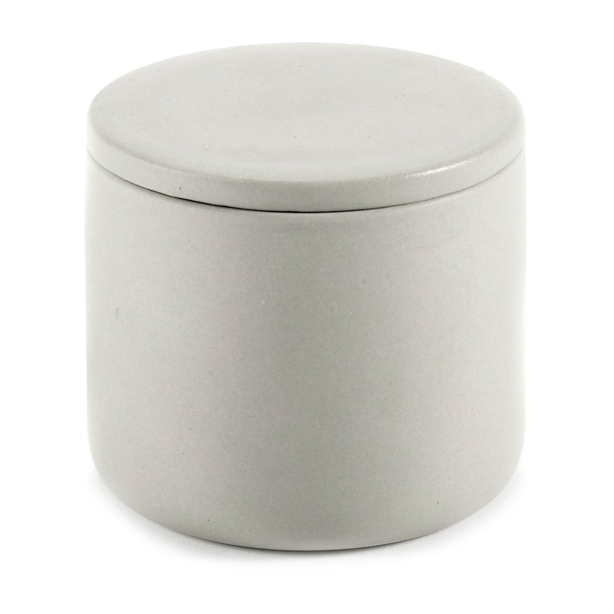 Serax Cose oppbevaringsboks rund med lokk S lav Ø7 cm Beige