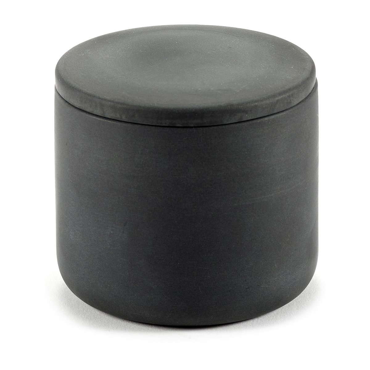 Serax Cose oppbevaringsboks rund med lokk S lav Ø7 cm Dark Grey