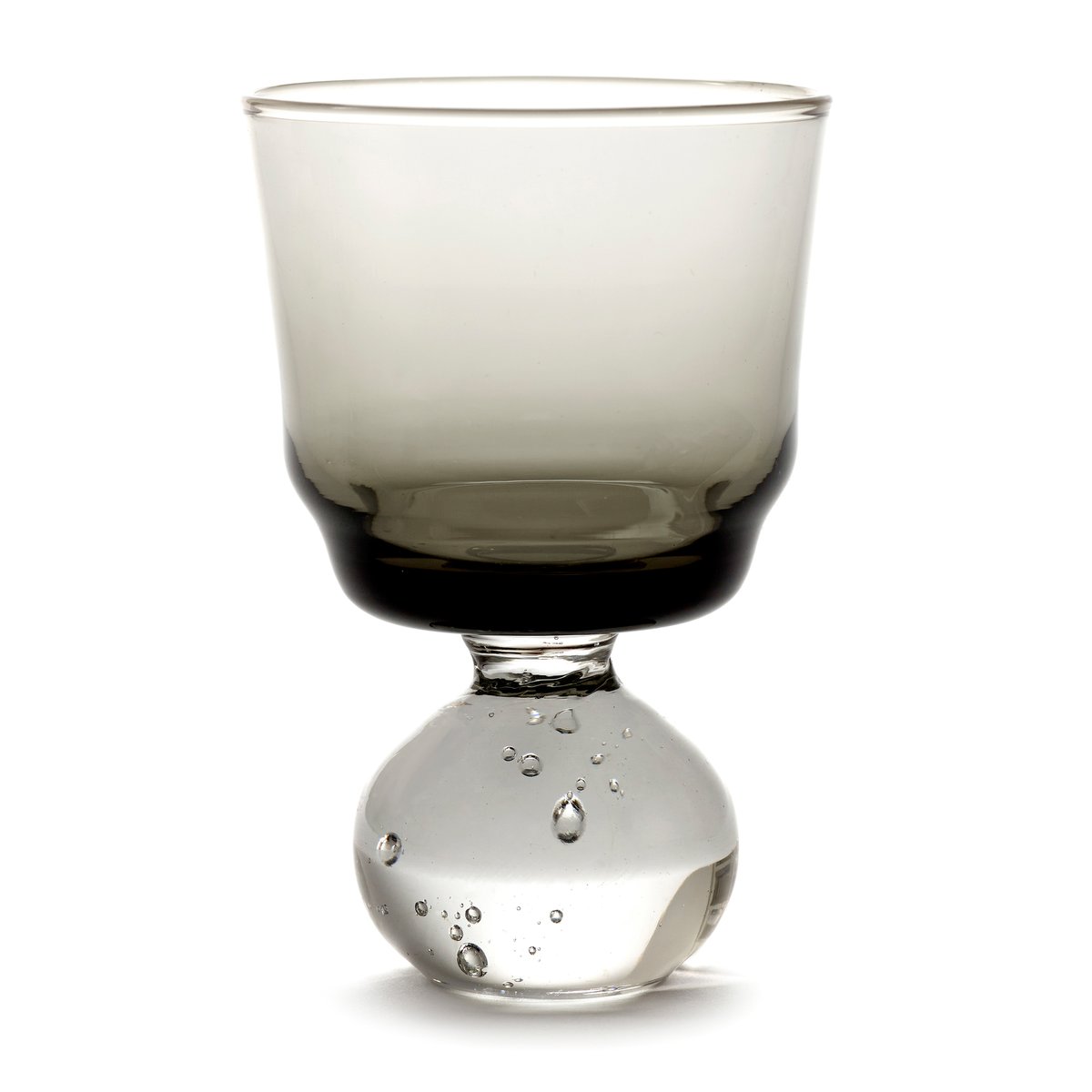 Serax Eternal snow stem glass S Ø6,3 cm Smokey Grey