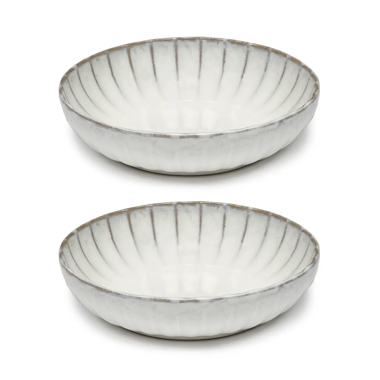 Serax Inku high tallerken XS Ø16 cm 2-pakn. White