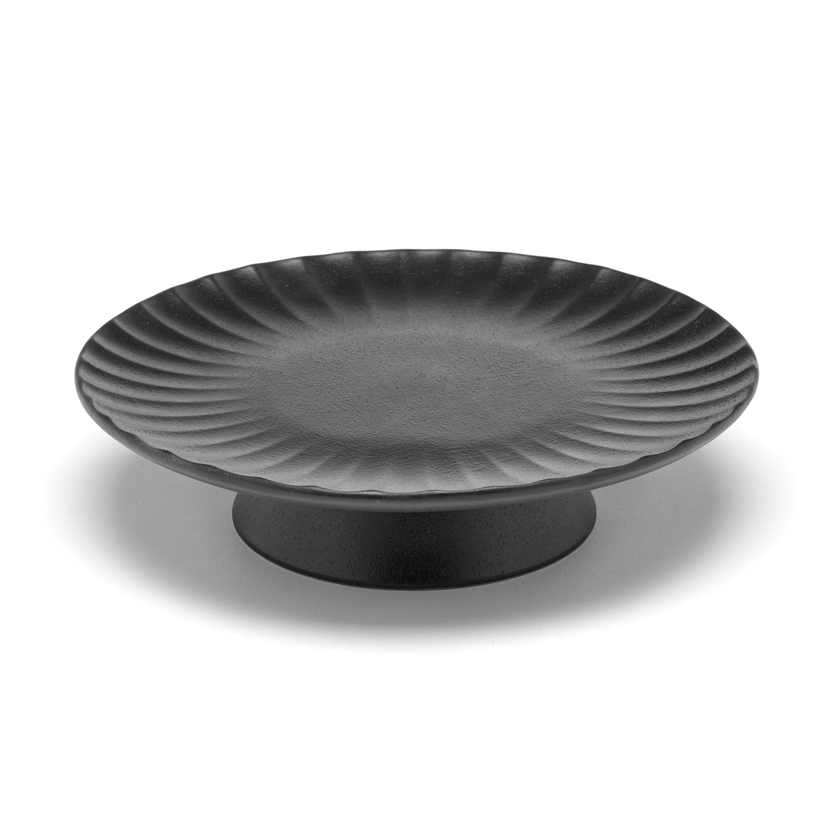 Serax Inku kakefat L Ø24 cm Black