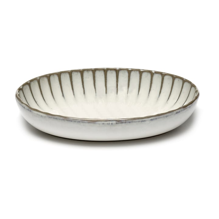 Inku oval serveringsskål S 13 x 19 cm - White  - Serax