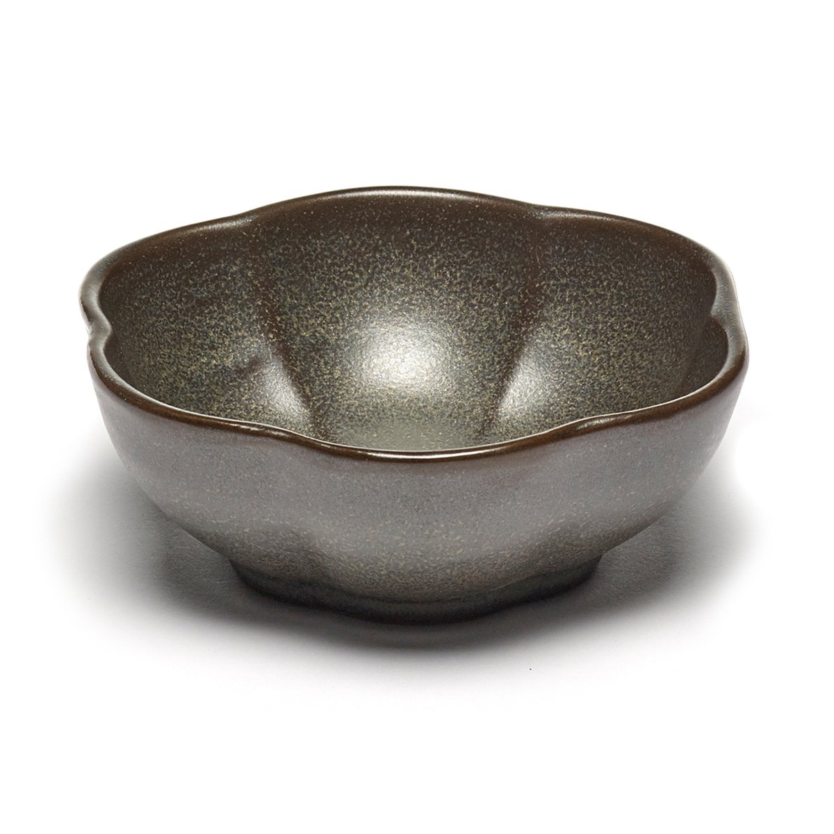 Serax Inku riflet skål M Ø11 cm Green
