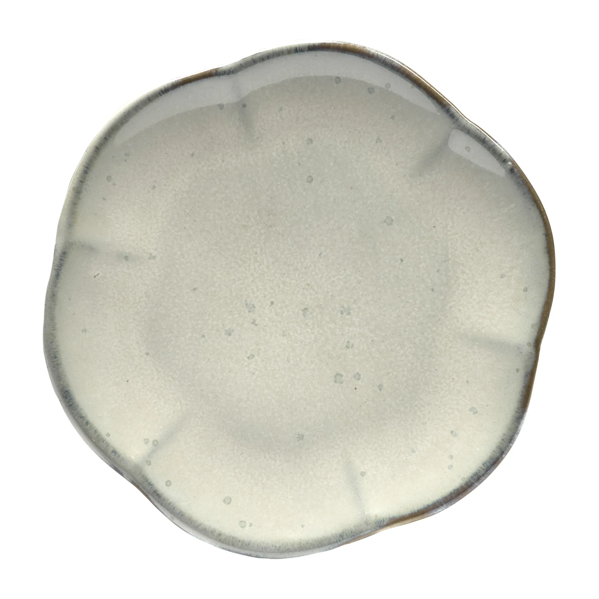Inku riflet tallerken M Ø13,9 cm, White  Serax