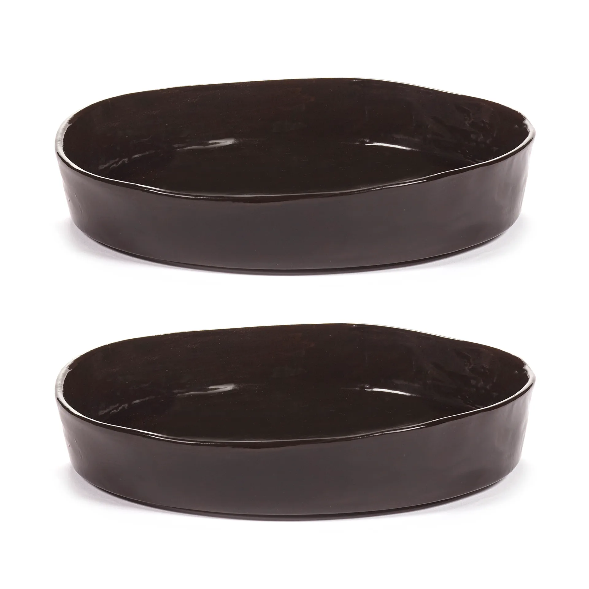 La Mère dyp tallerken M Ø23 cm 2-pakn., Dark brown Serax