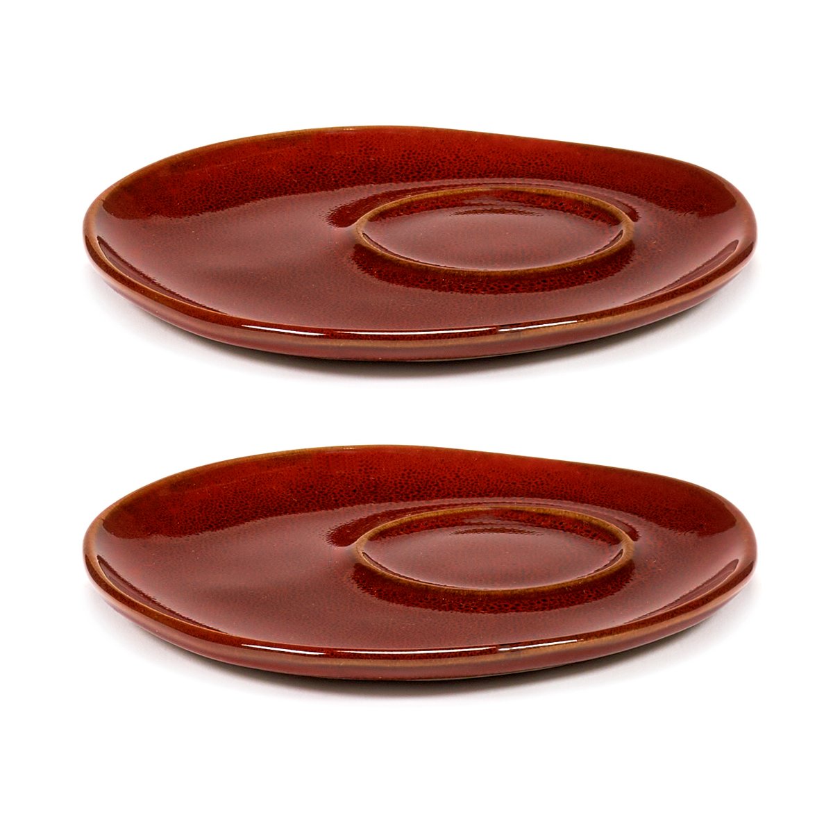 Serax La Mère fat til espressokopp Ø11 cm 2-pakn. Venetian red