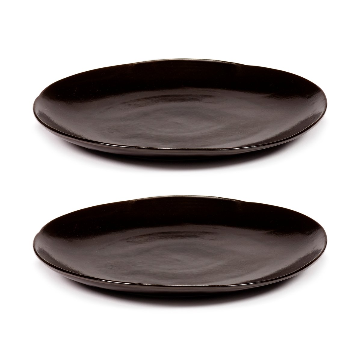 Serax La Mère tallerken XL Ø27 cm 2-pakn. Dark brown