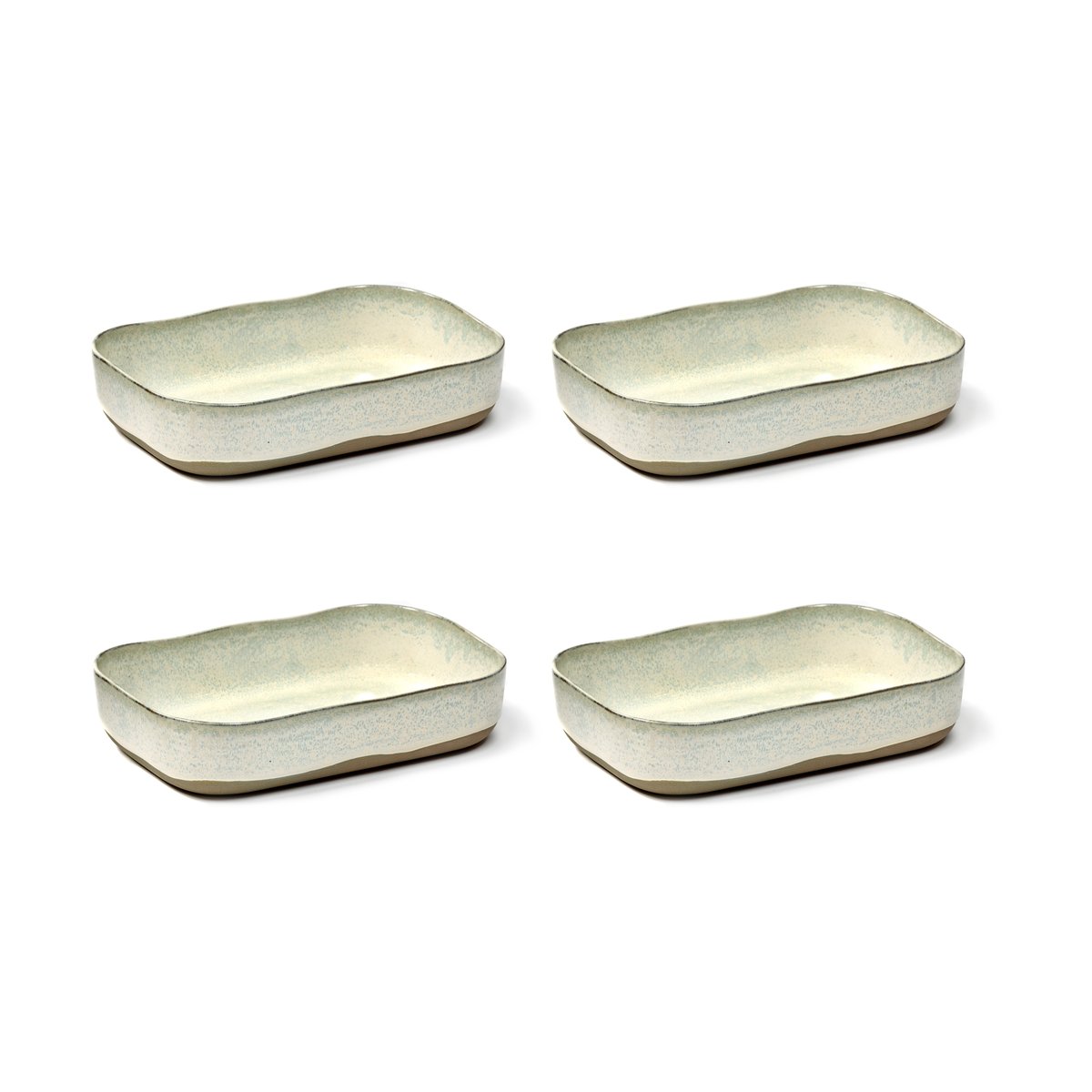 Serax La Nouvelle Table ekstra dypt fat No5 L 4-pakn. White