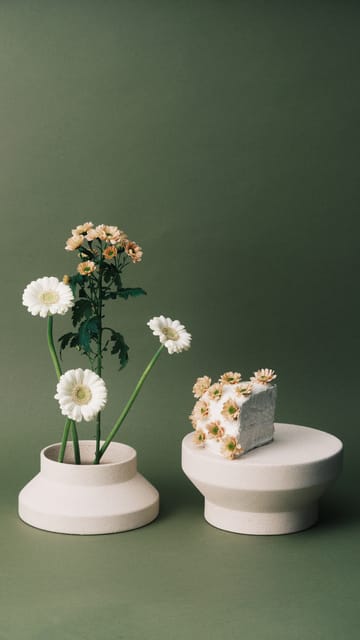 Mira vase/kakefat L - Beige - Serax