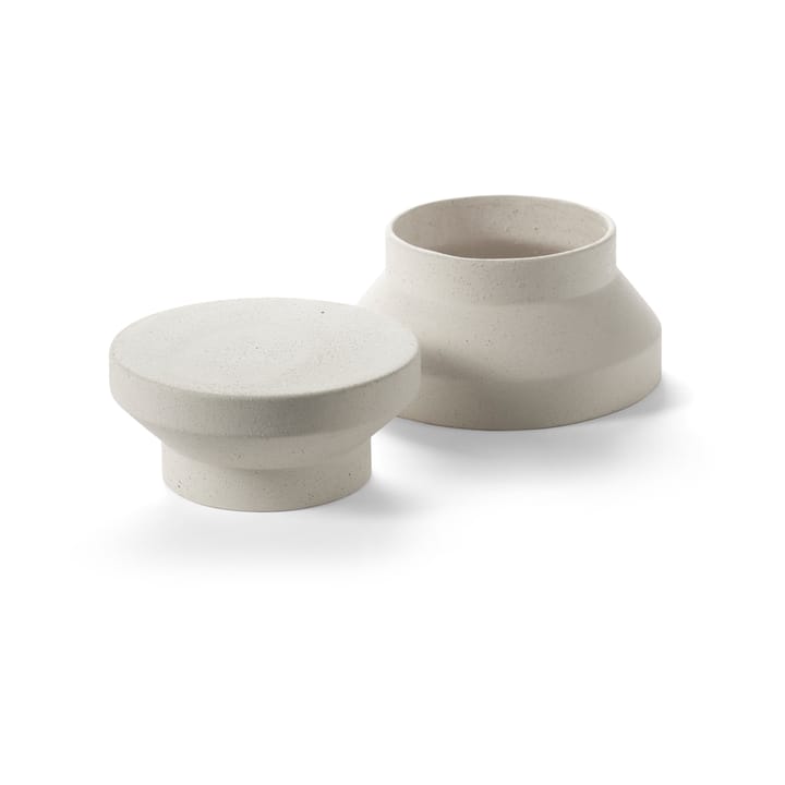 Mira vase/kakefat S, Beige Serax