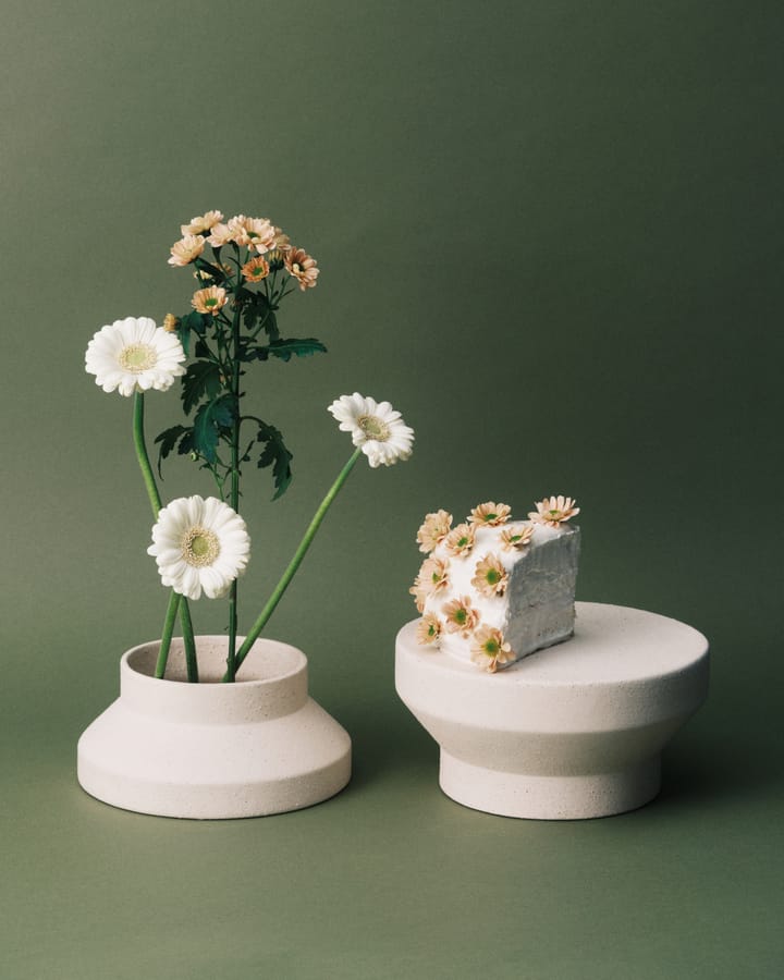 Mira vase/kakefat S, Beige Serax
