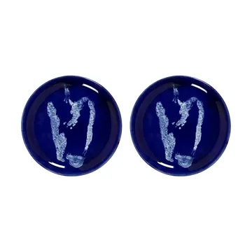 Ottolenghi Feast tallerken S Ø19 cm 2-pakning - Dark blue-pepper white - Serax