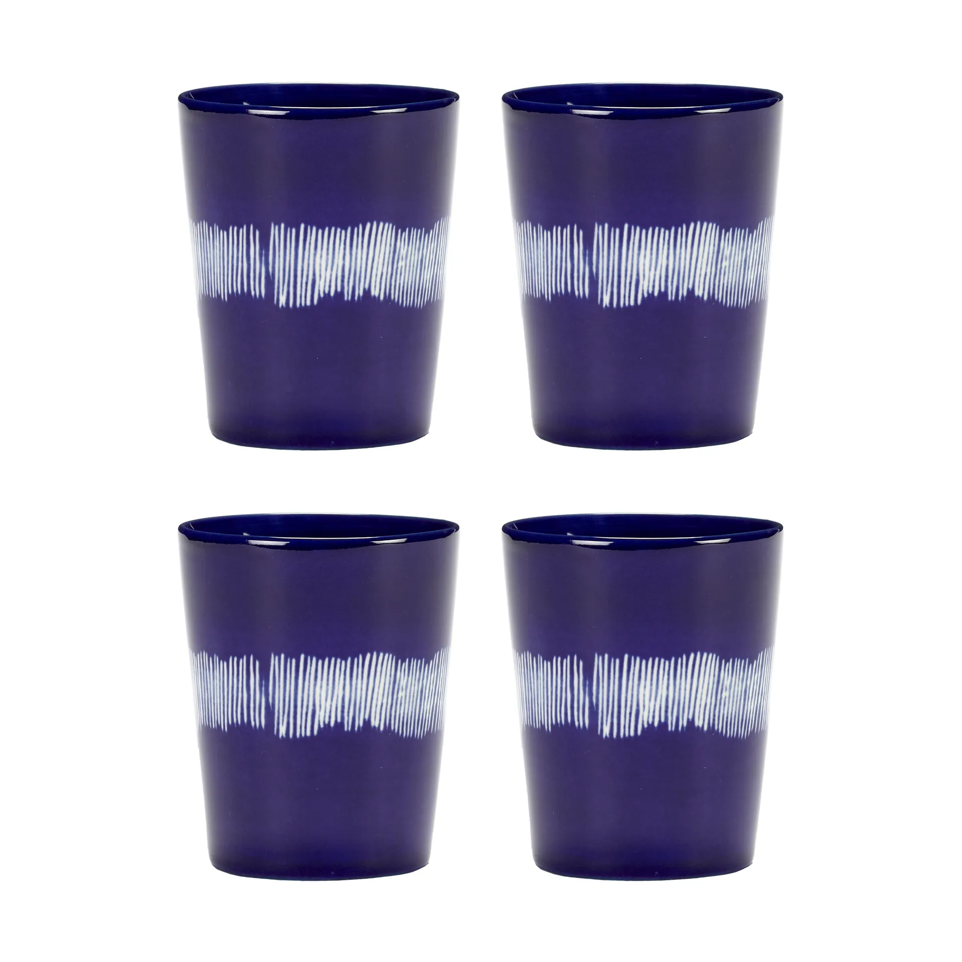 Ottolenghi Feast tekopp 33 cl 4-pakning, Dark blue-white Serax