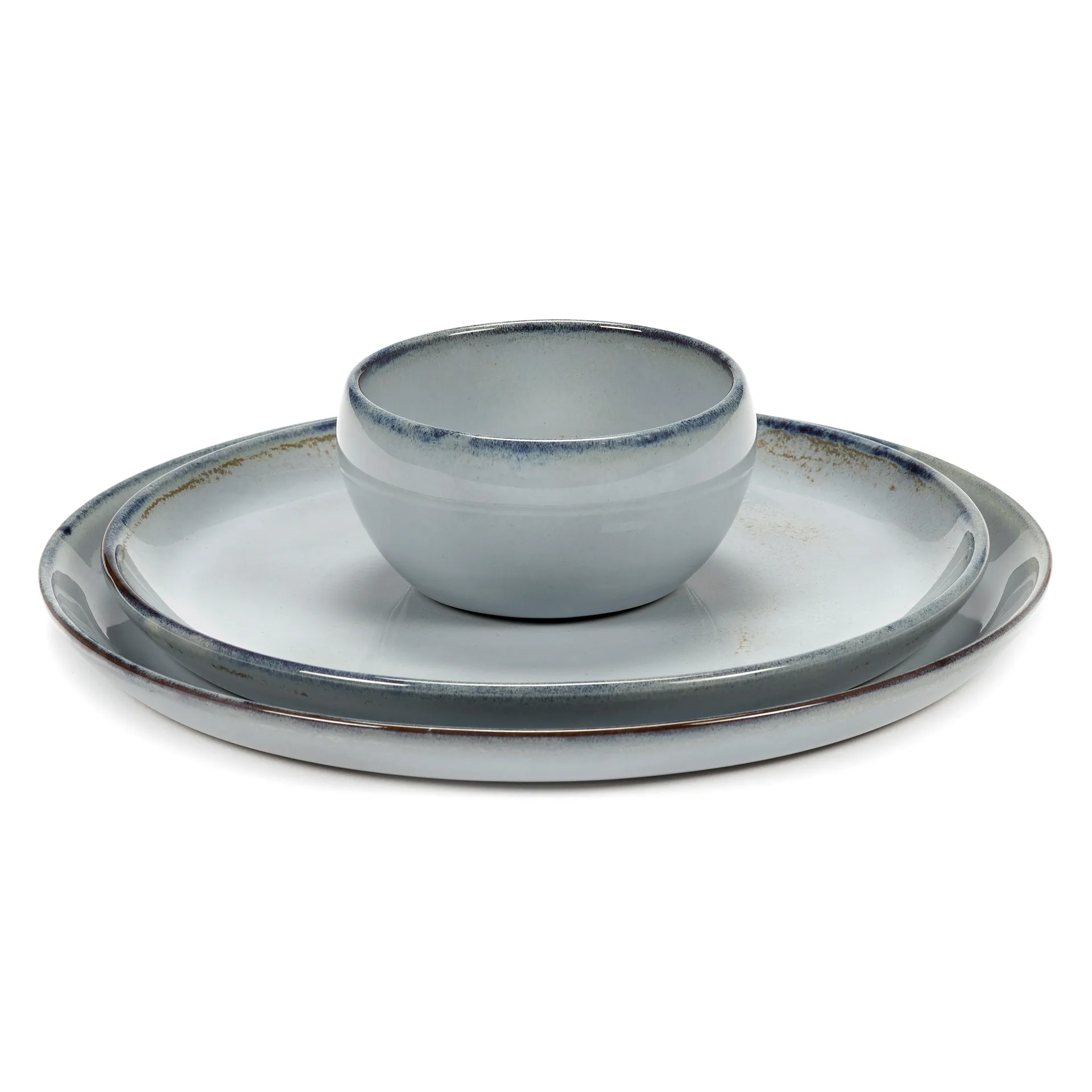 Pure Blue Glazed skål Ø9 cm, Blå Serax