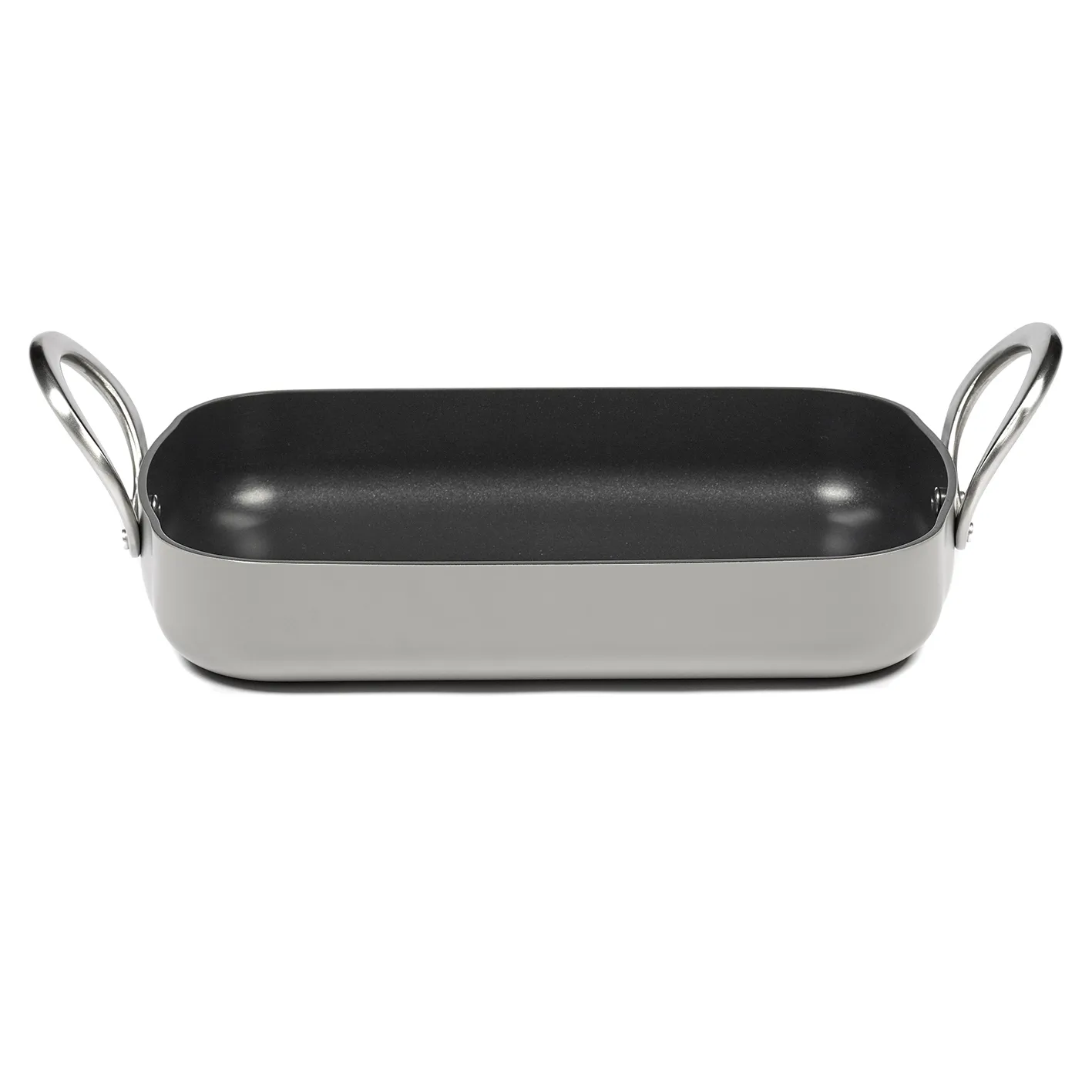 Pure ildfast form 23x34 cm, Stone grey Serax