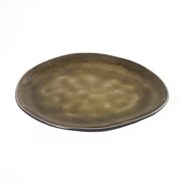 Pure oval tallerken medium, Green Serax