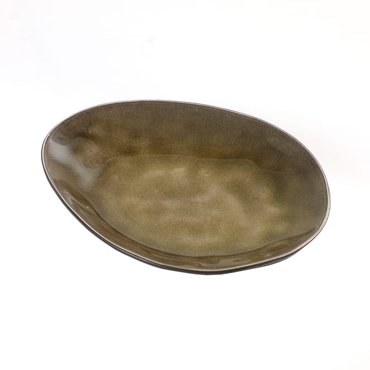 Pure oval tallerken small, Green Serax