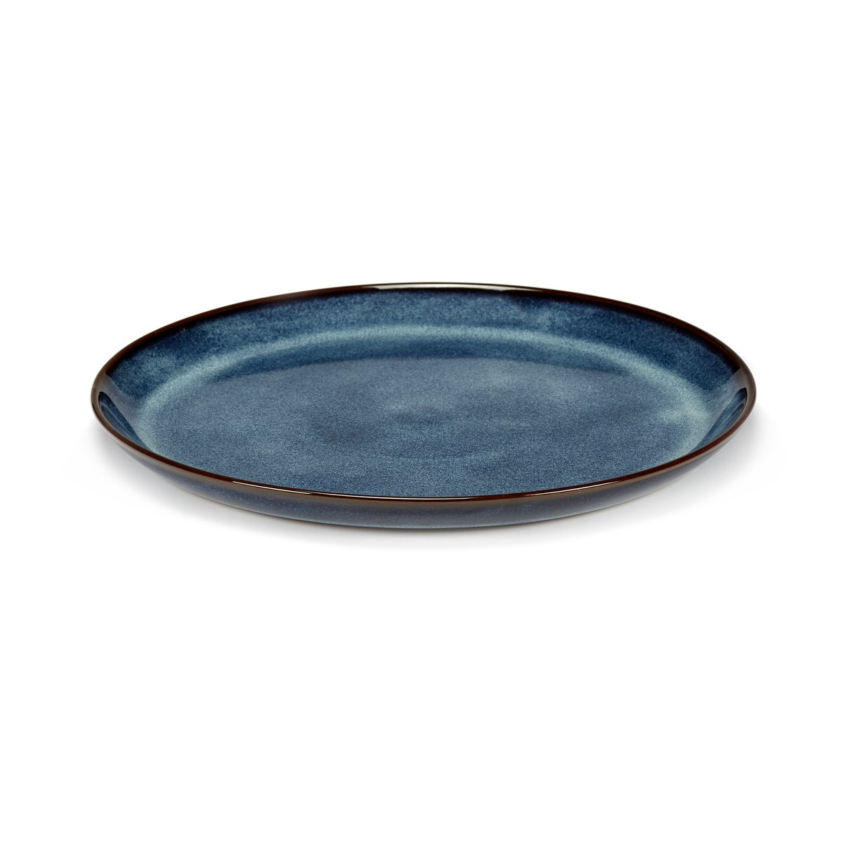 Serax Pure tallerken glasert M Ø23,5 cm Dark Blue