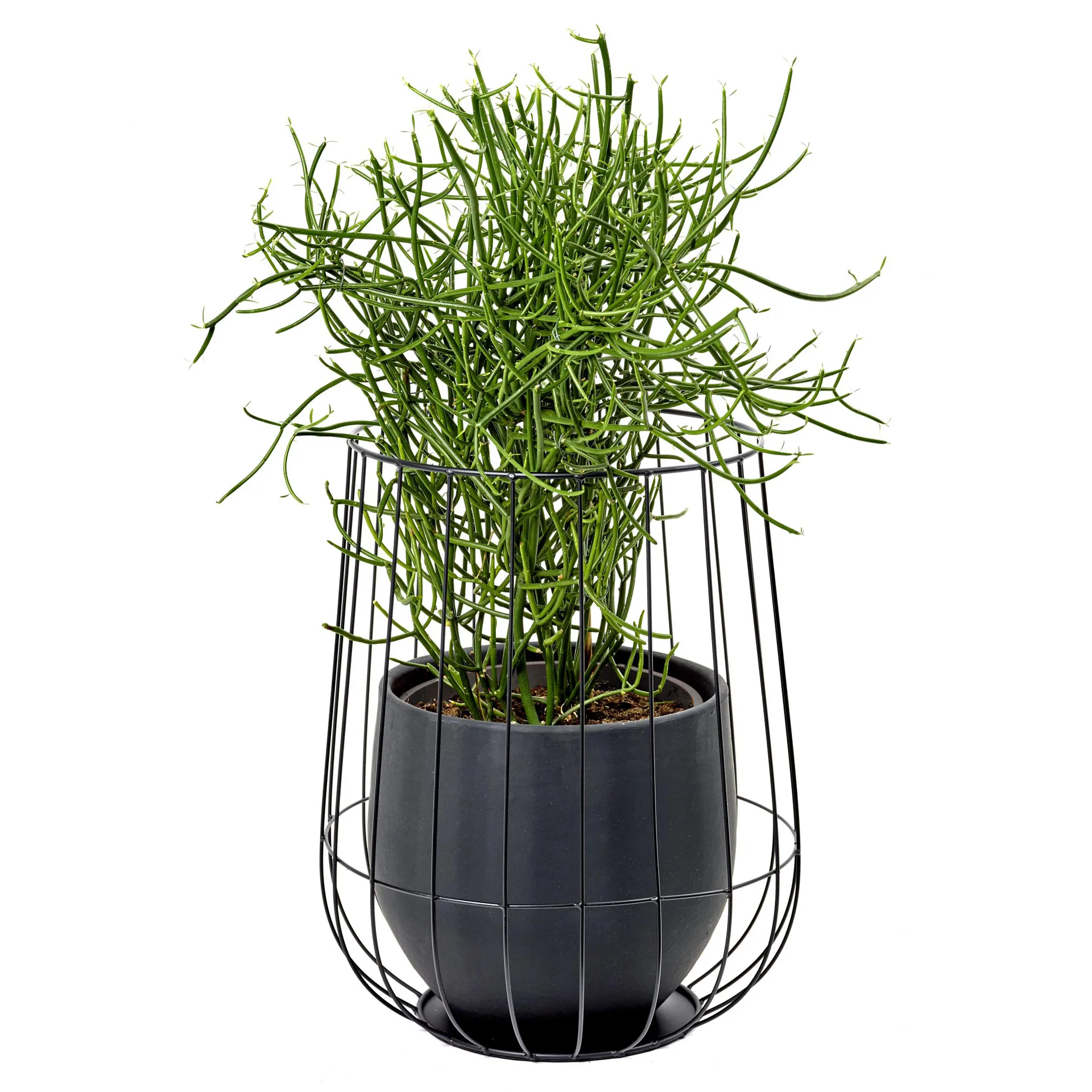 Serax blomsterpotte i kurv Ø37 cm h46 cm, Black Serax