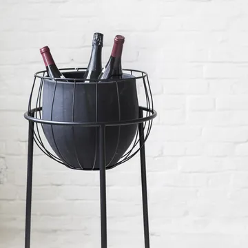 Serax krukke med blomsterpidestall - Black - Serax