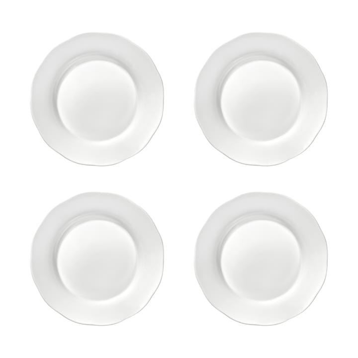 Silhouette dyp sidetallerken L Ø18,5 cm 4-pakn. - White - Serax