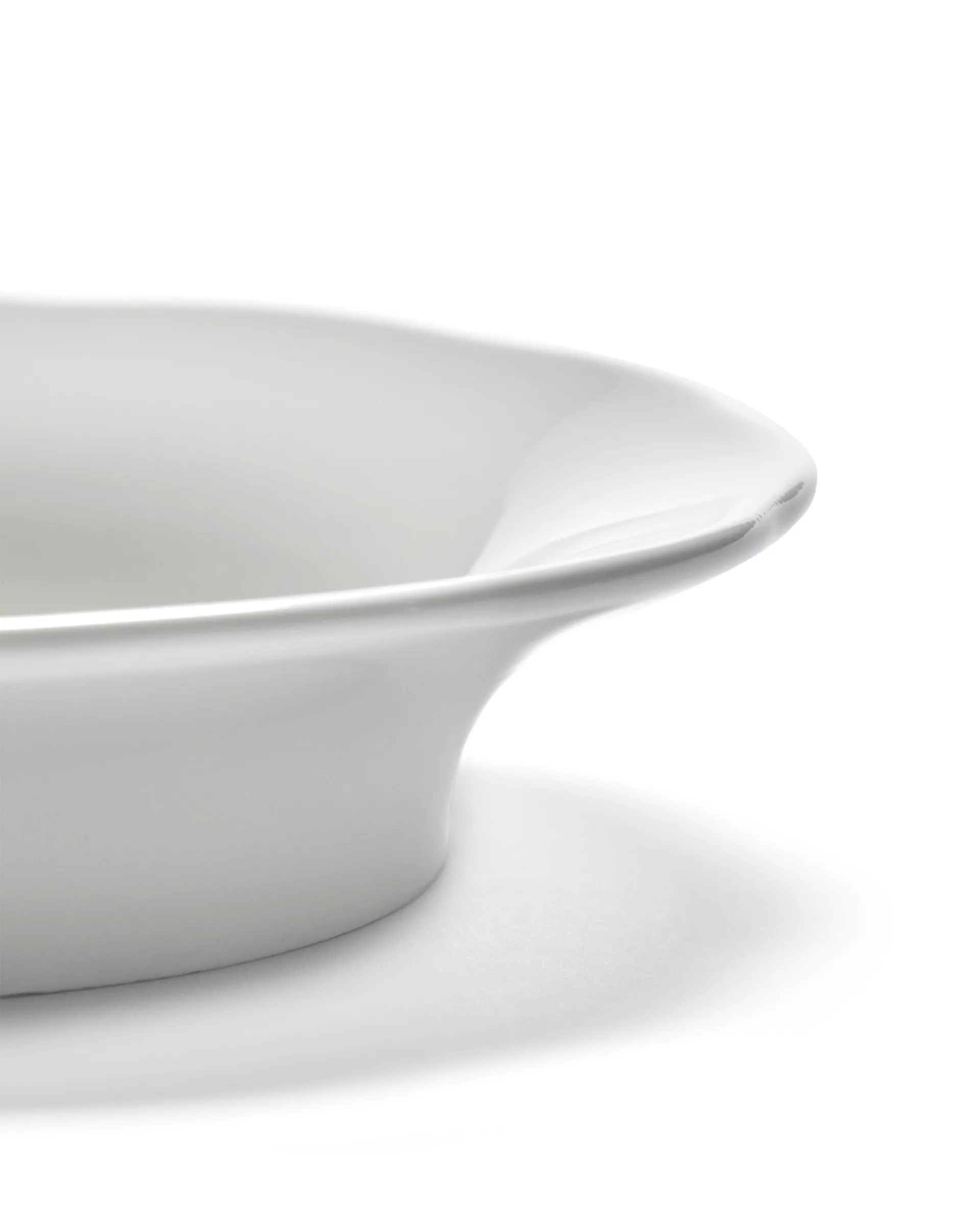 Silhouette dyp sidetallerken M Ø15 cm 4-pakn., White Serax