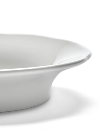 Silhouette dyp sidetallerken M Ø15 cm - White - Serax