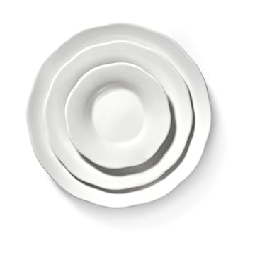 Silhouette dyp sidetallerken M Ø15 cm - White - Serax