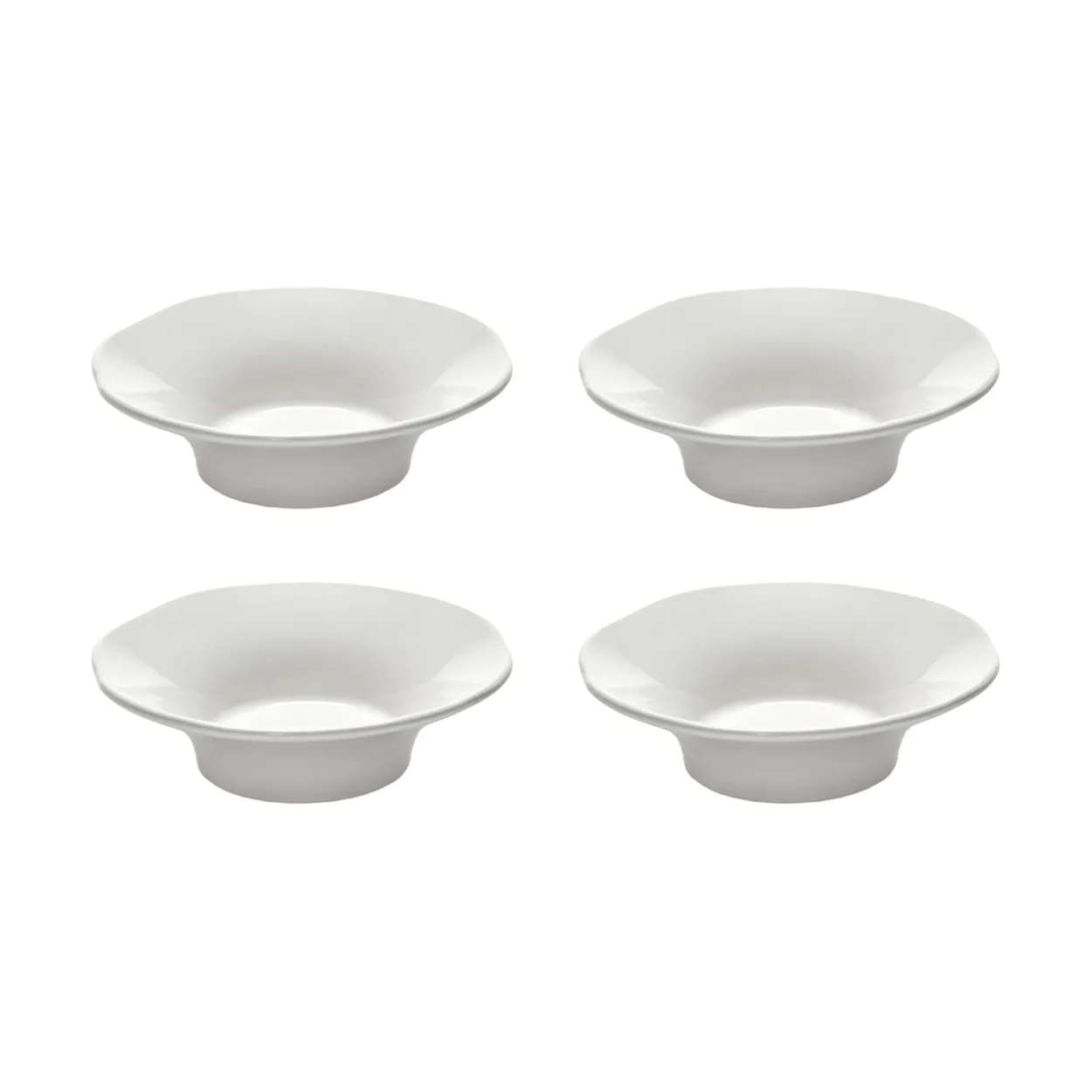 Serax Silhouette dyp sidetallerken S Ø10,5 cm 4-pakn. White