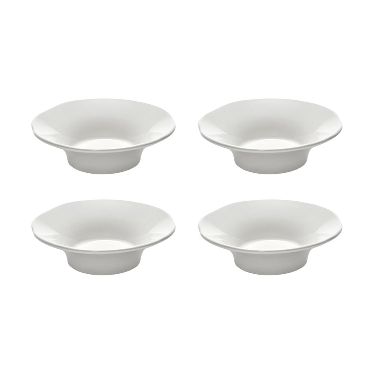 Serax Silhouette dyp sidetallerken S Ø10,5 cm 4-pakn. White