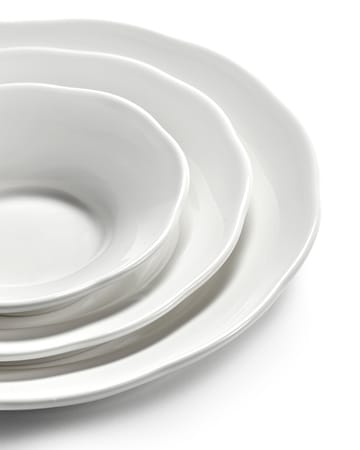 Silhouette dyp sidetallerken S Ø10,5 cm - White - Serax