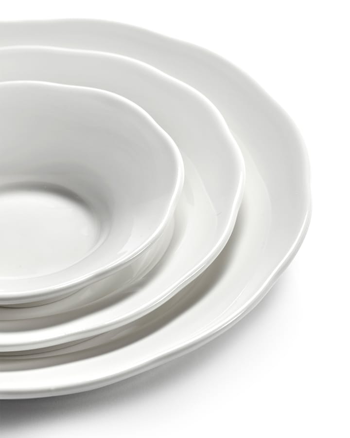 Silhouette dyp sidetallerken S Ø10,5 cm, White Serax