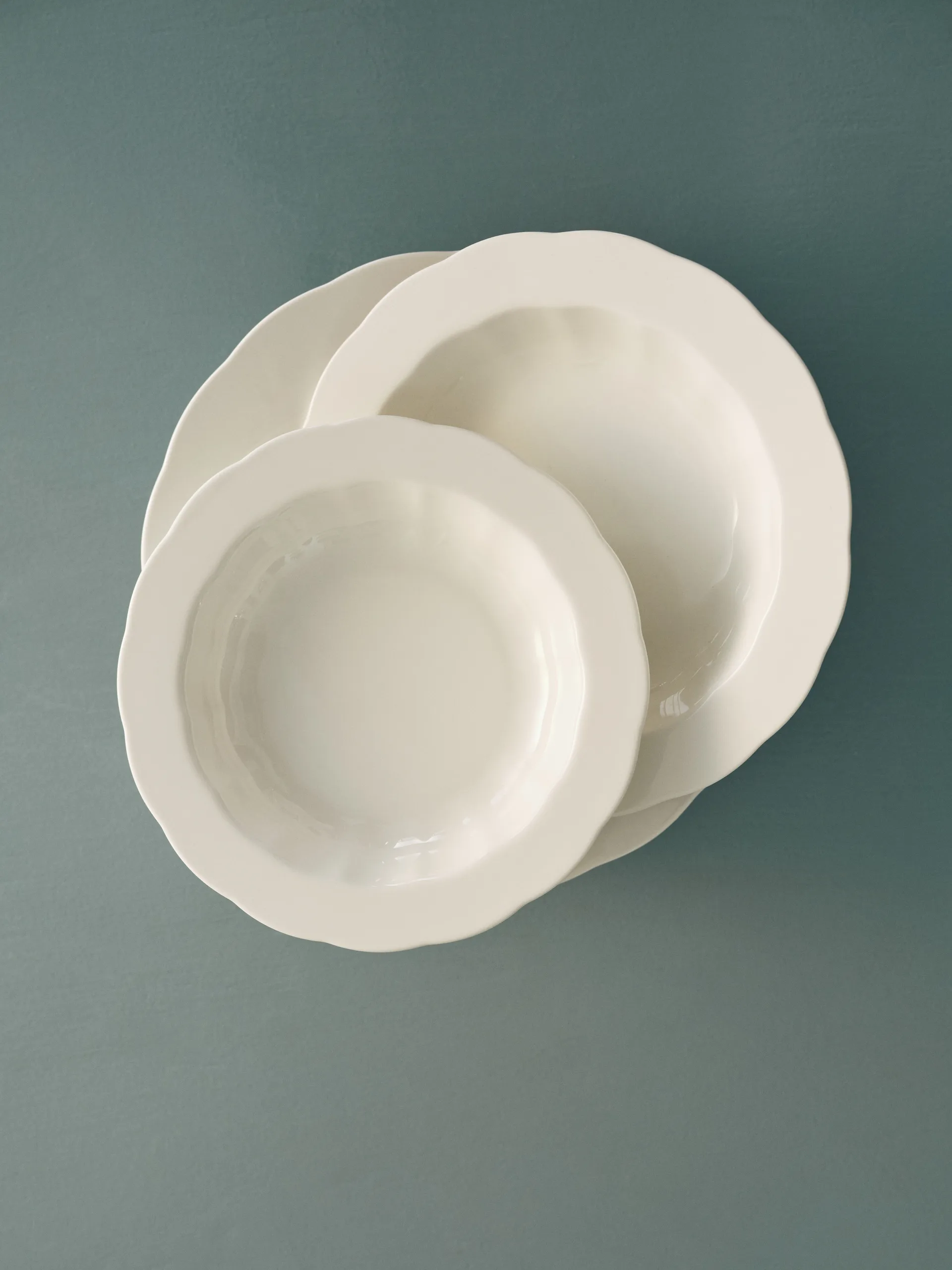 Silhouette dyp tallerken L Ø27 cm 4-pakn., White Serax