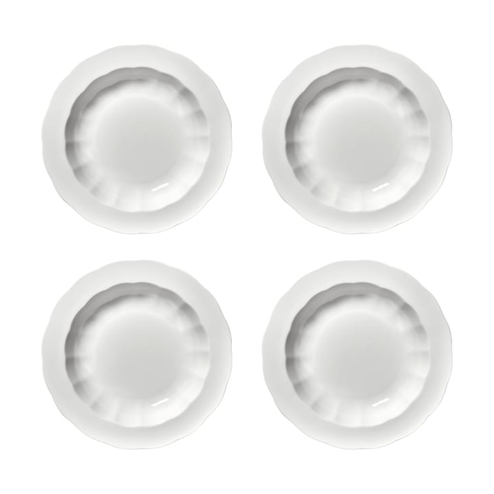 Silhouette dyp tallerken M Ø23,7 cm 4-pakn. - White - Serax