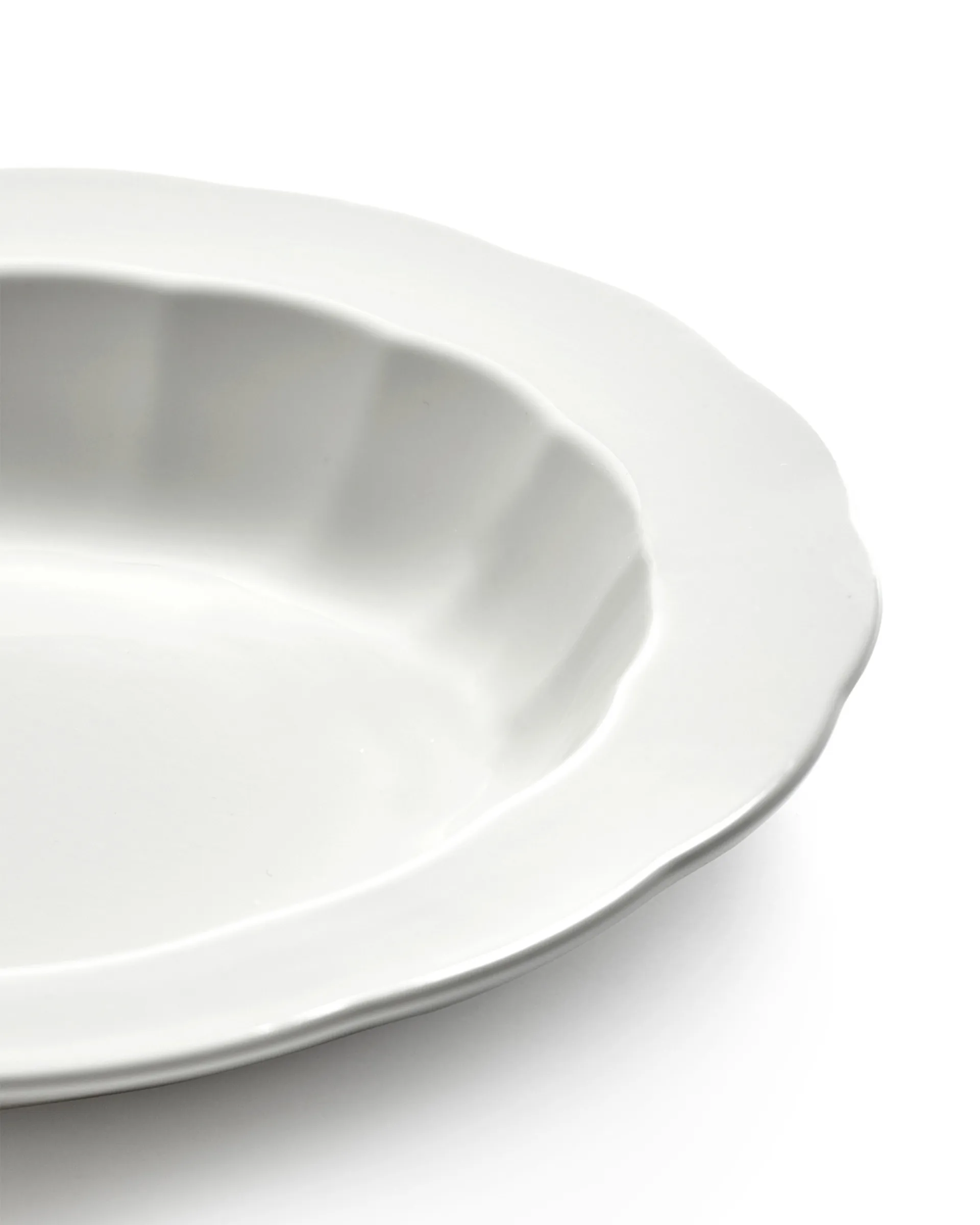 Silhouette dyp tallerken M Ø23,7 cm 4-pakn., White Serax