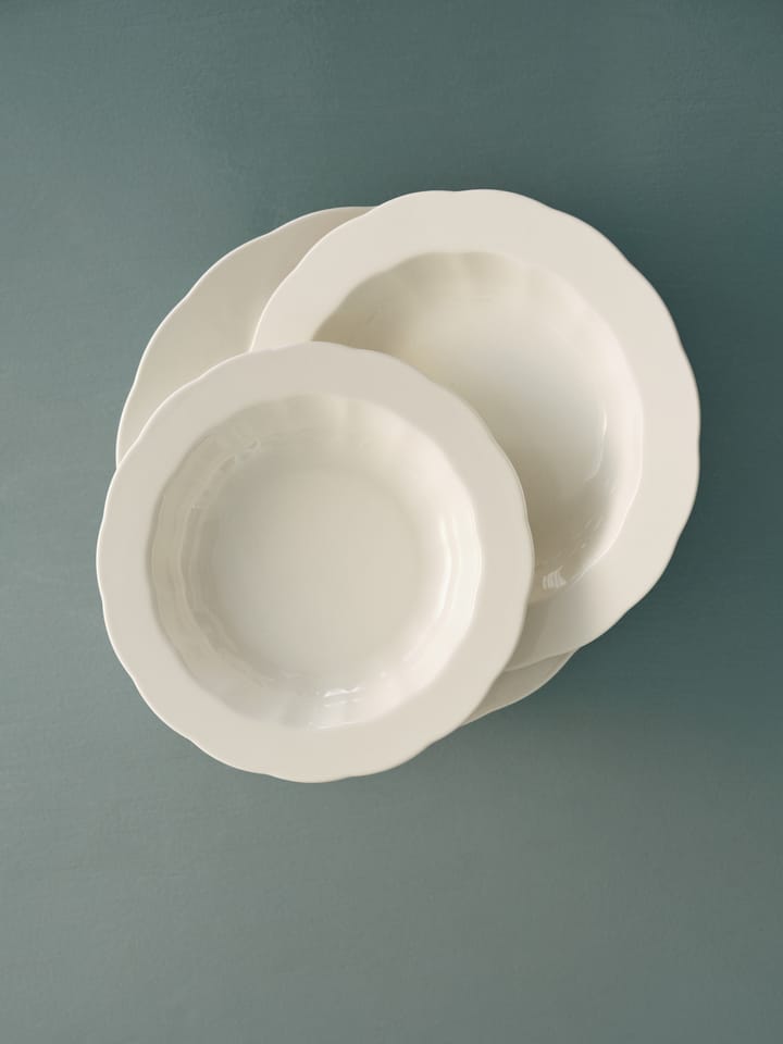 Silhouette dyp tallerken M Ø23,7 cm, White Serax