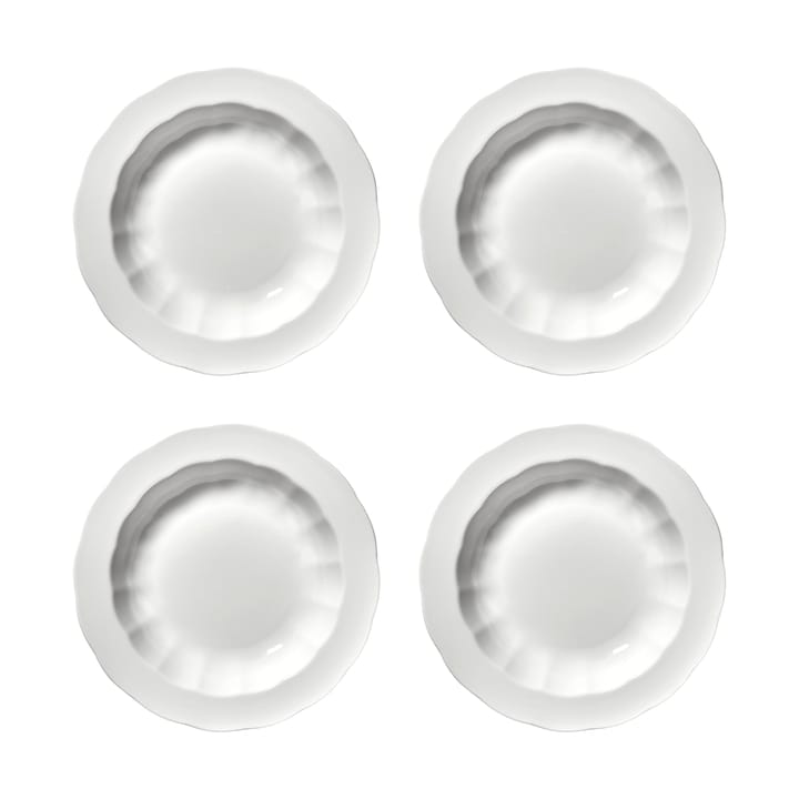 Silhouette dyp tallerken S Ø21,5 cm 4-pakn. - White - Serax