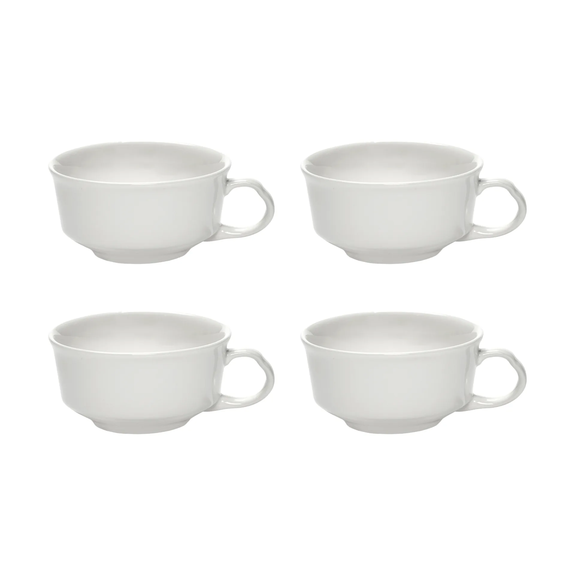 Silhouette espressokopp 10 cl 4-pakn., White Serax