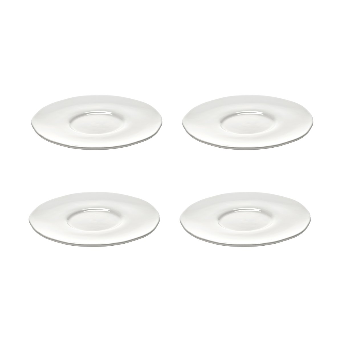 Serax Silhouette fat til kaffekrus Ø12,7 cm 4-pakn. White