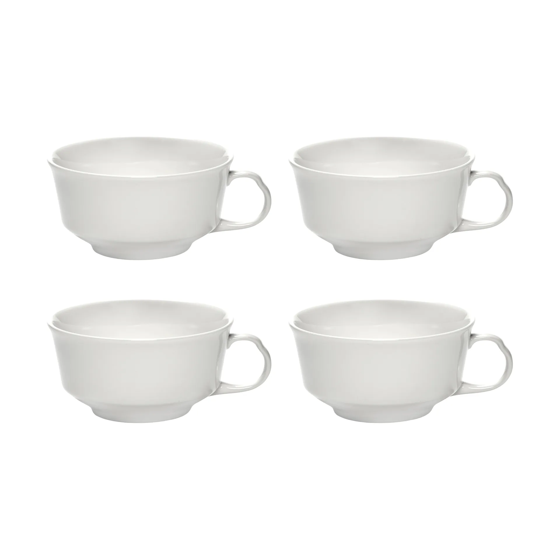 Silhouette kaffekrus 19 cl 4-pakn., White Serax